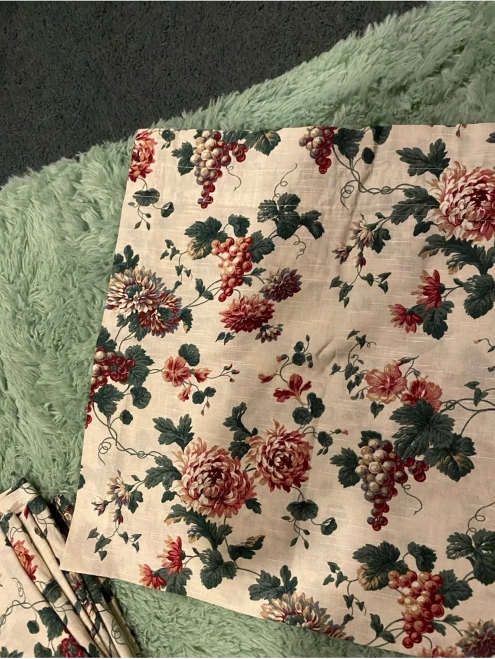Six Vintage Floral Laura Ashley Valances